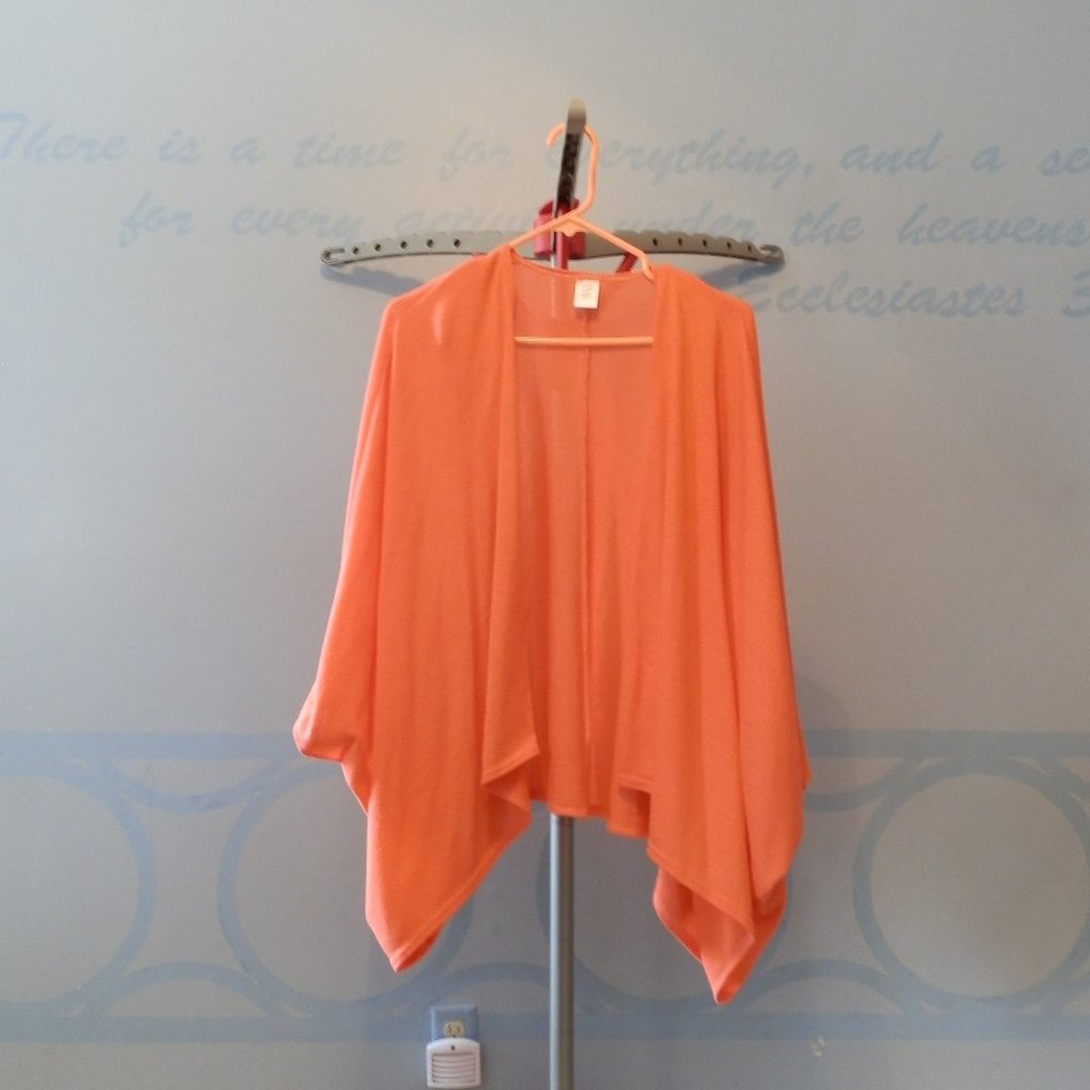 Coral Shrug One Size Fits All/ Most